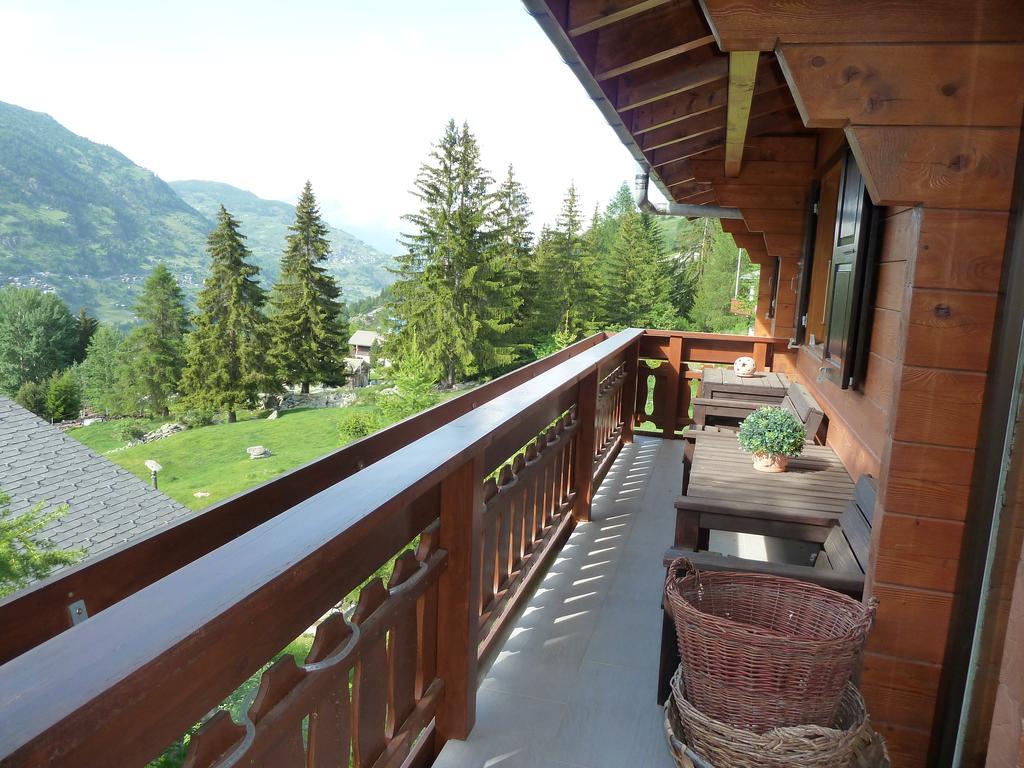 Chalet Charming Grächen Exterior foto