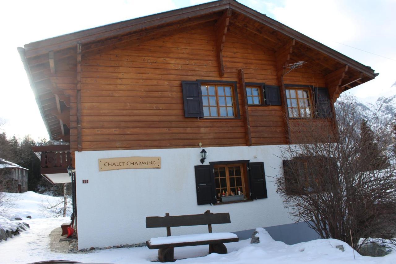 Chalet Charming Grächen Exterior foto